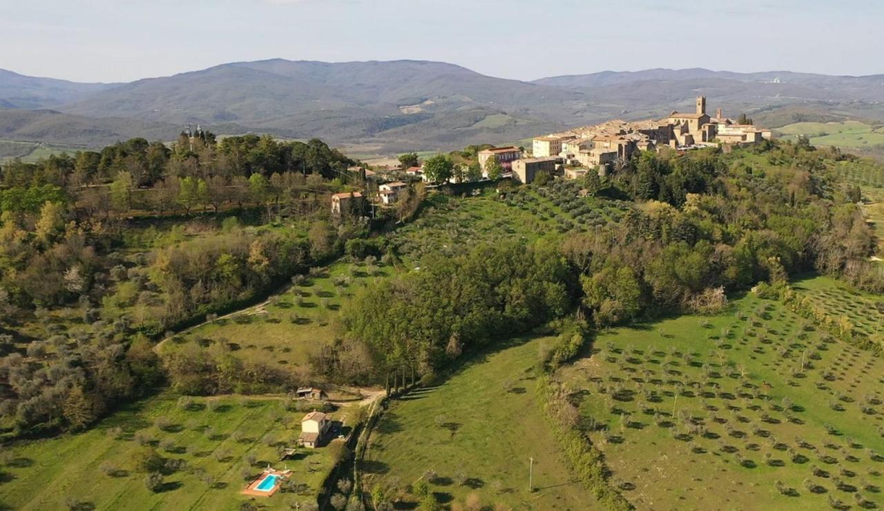 Villa San Regolino Whit Private Pool Radicondoli Exteriör bild