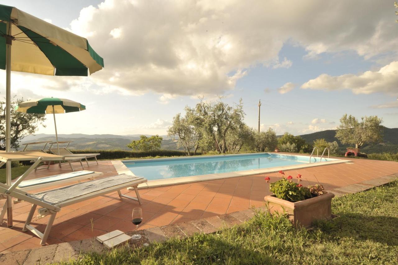 Villa San Regolino Whit Private Pool Radicondoli Exteriör bild