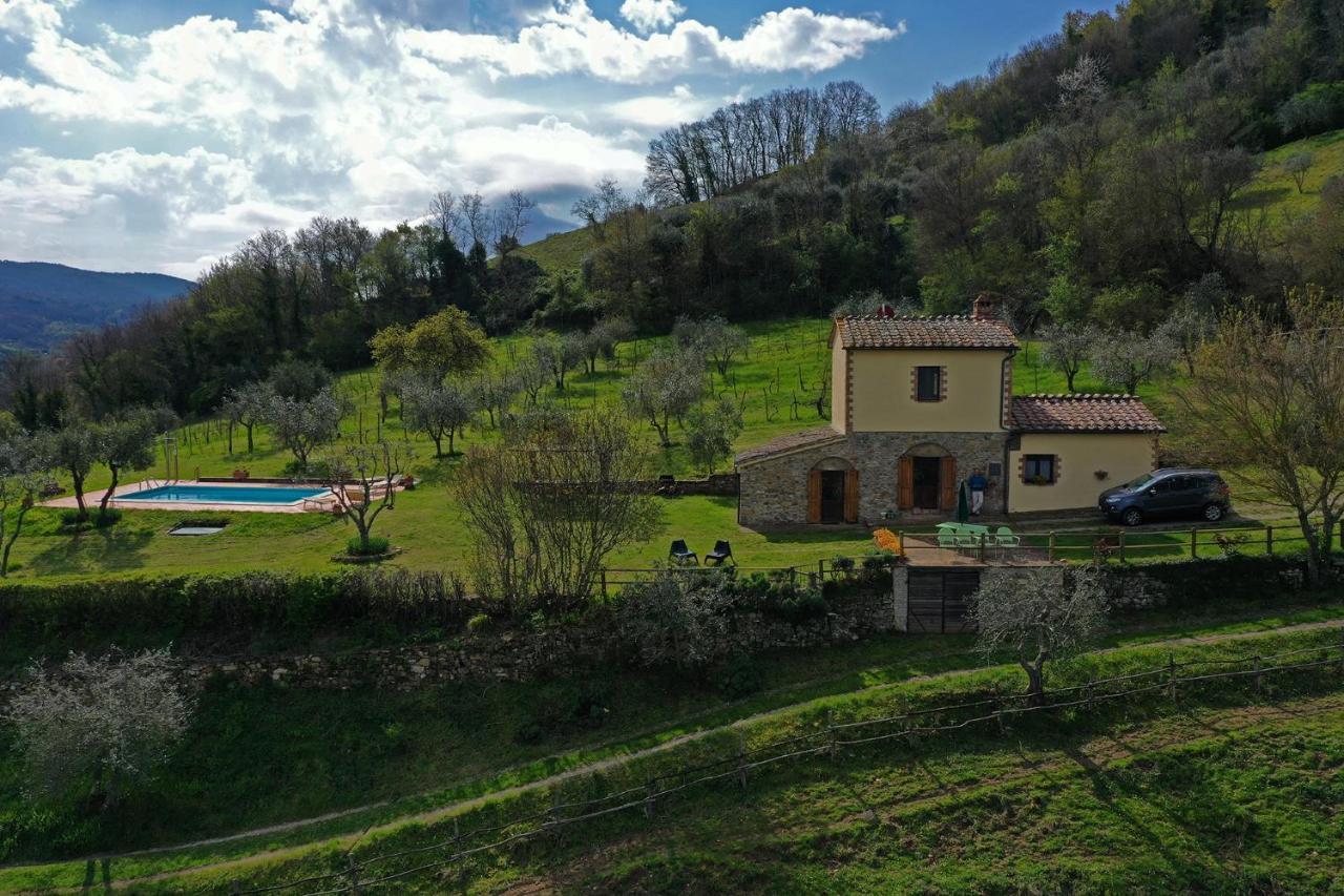 Villa San Regolino Whit Private Pool Radicondoli Exteriör bild